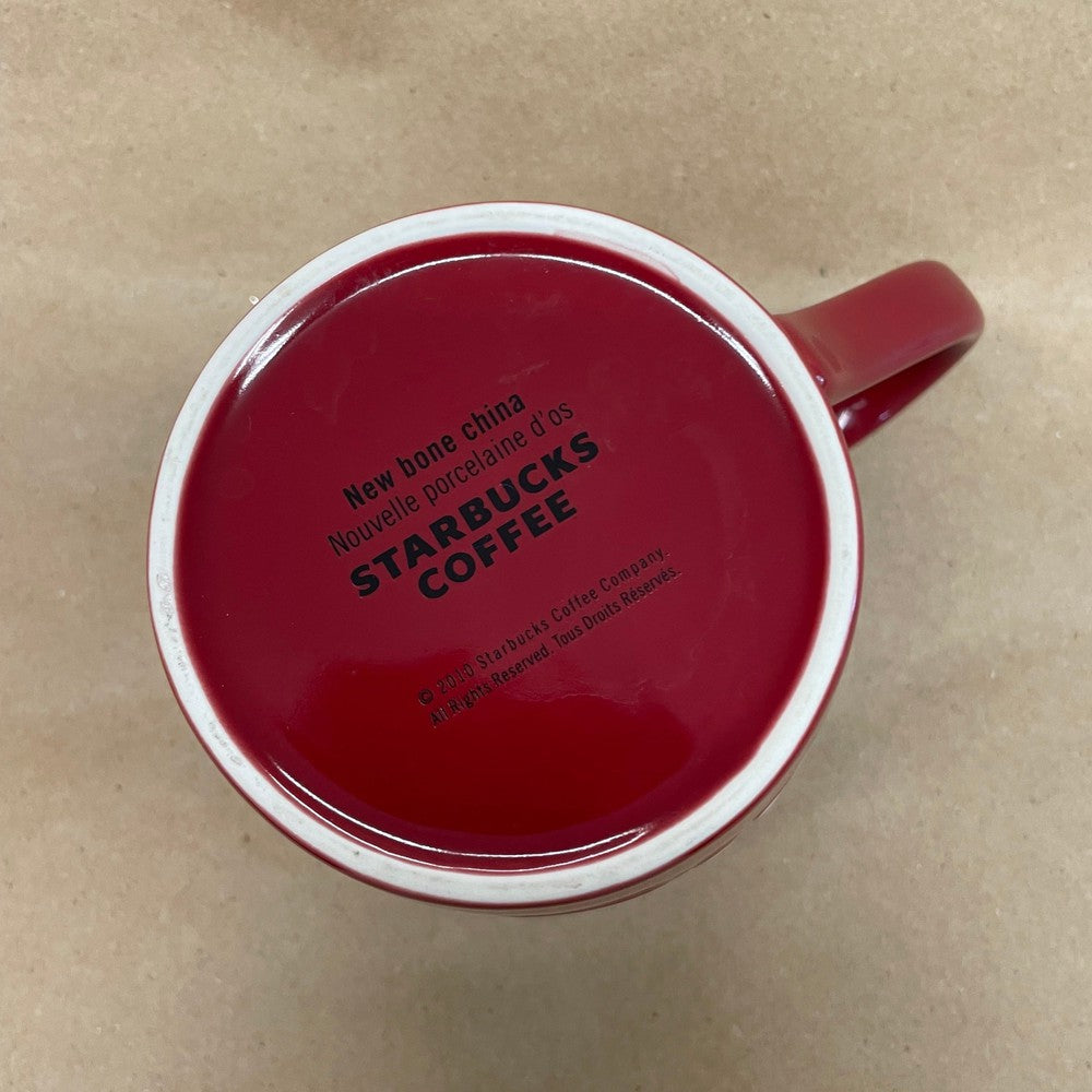 Starbucks Two Hears Love Red Mug-2010